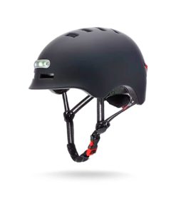 Casco con Luz Led Negro